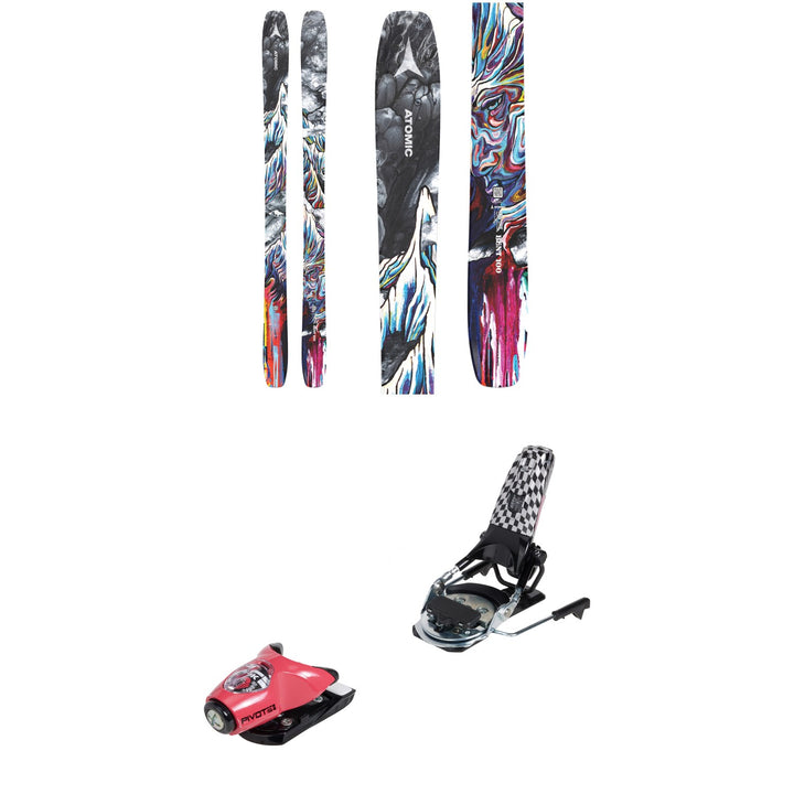 Atomic Bent 100 Skis + Look x evo Pivot 15 GW Ski Bindings 2025