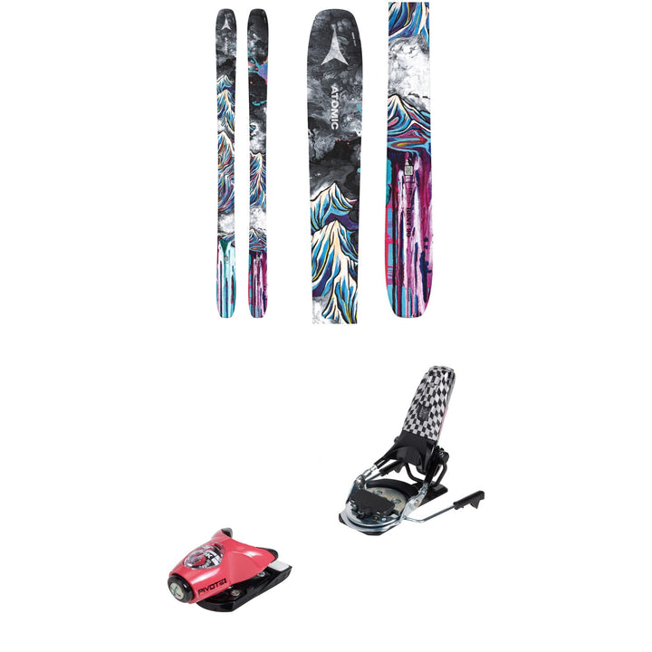 Atomic Bent 90 Skis + Look x evo Pivot 15 GW Ski Bindings 2025