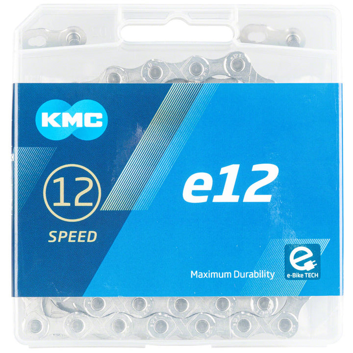 KMC E12 12-Speed eBike Chain Silver