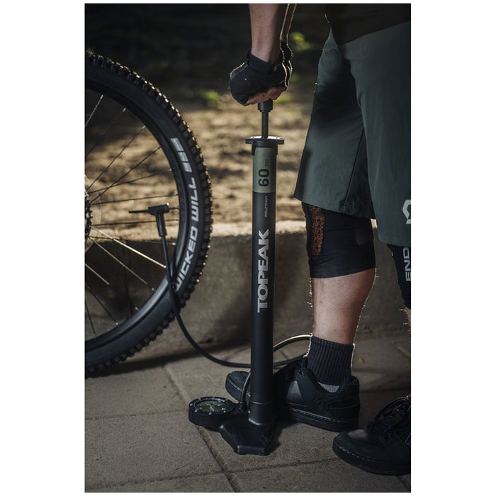 Topeak JoeBlow Mountain EX Floor Pump Black
