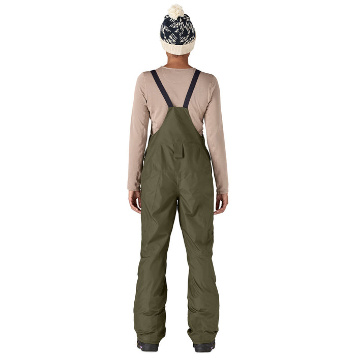Patagonia Powder Town Bibs - Women's Pine Needle Green