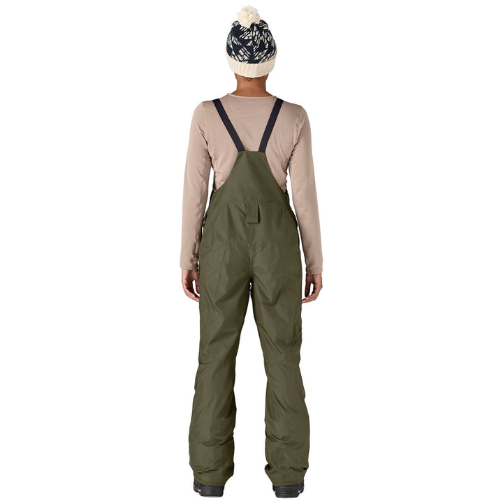 Patagonia Powder Town Bibs - Women's Pine Needle Green