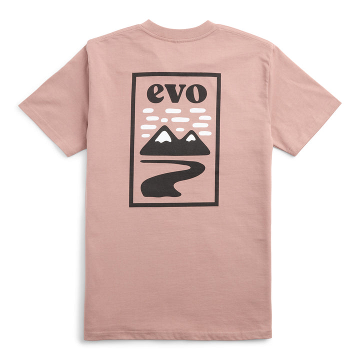 evo Alpenglow T-Shirt - Unisex Dusty Pink