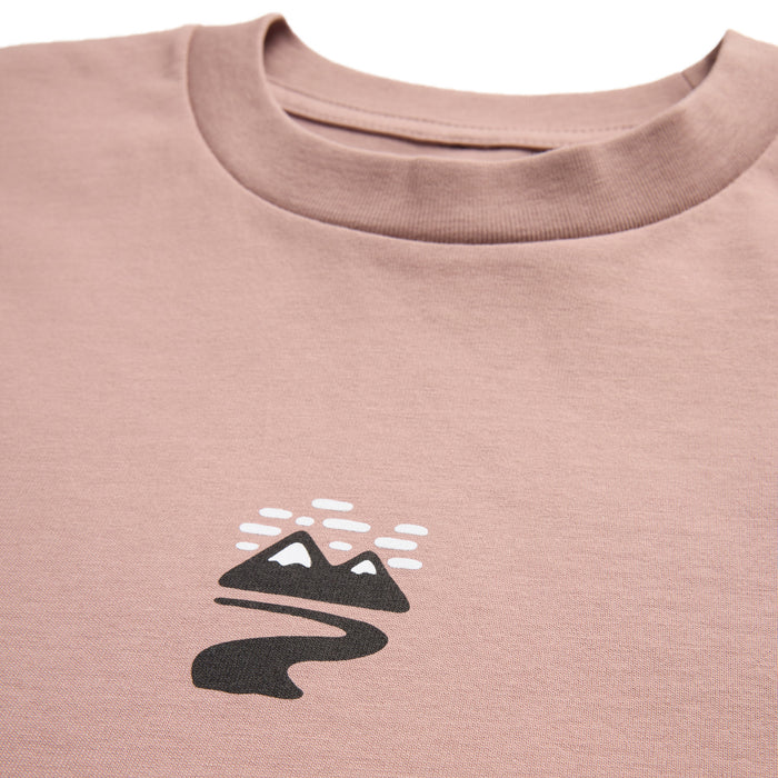 evo Alpenglow T-Shirt - Unisex Dusty Pink
