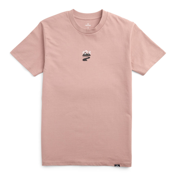 evo Alpenglow T-Shirt - Unisex Dusty Pink