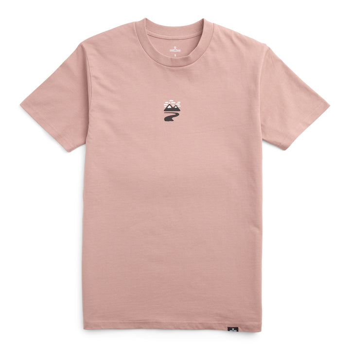 evo Alpenglow T-Shirt - Unisex Dusty Pink