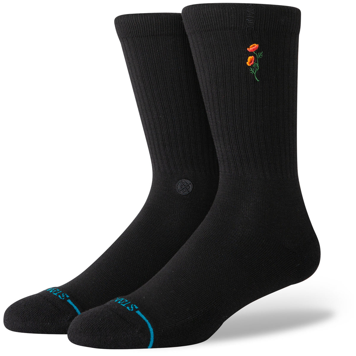 Stance Twiggy Crew Socks Black