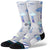 Stance Microbial Crew Socks String Grey