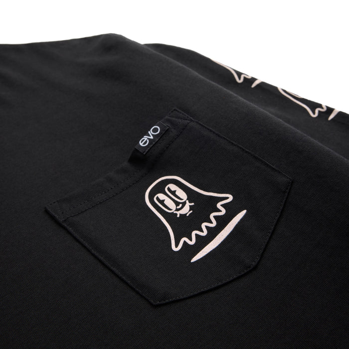 evo POW Pocket Long-Sleeve T-Shirt - Unisex Black