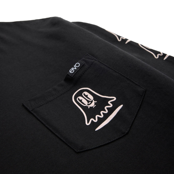 evo POW Pocket Long-Sleeve T-Shirt - Unisex Black