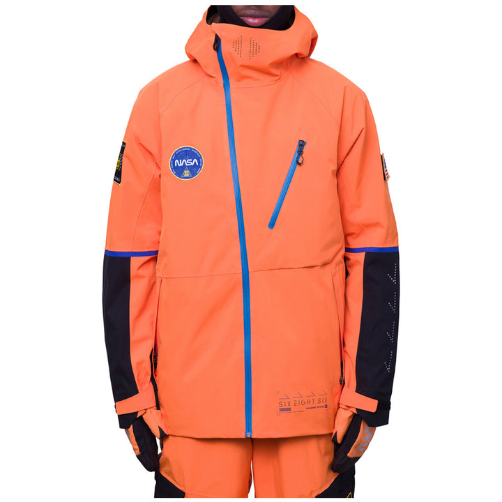 686 Exploration Thermagraph Jacket - Men's Nasa Orange Black