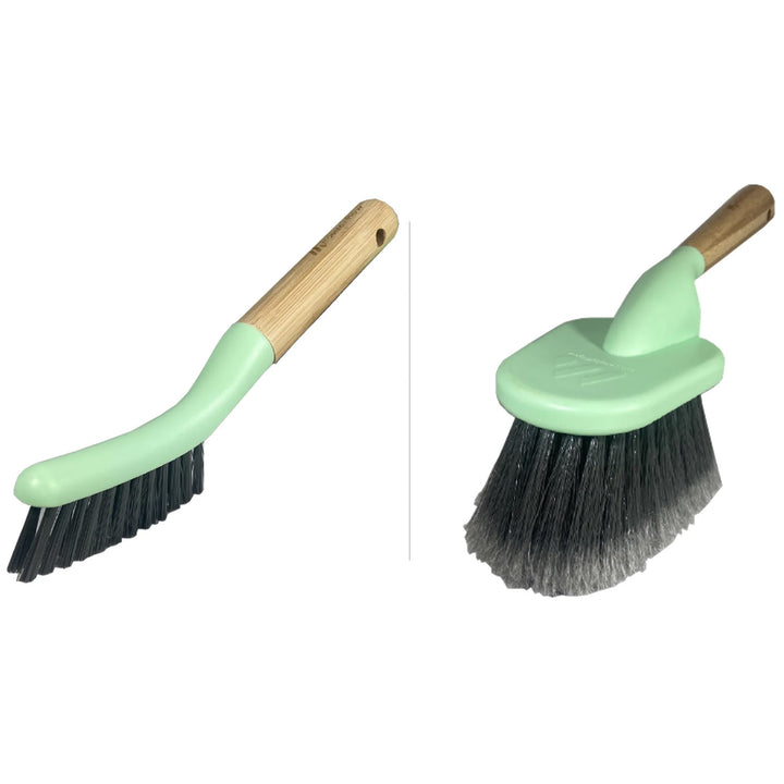 mountainFLOW Bamboo Cleaning Brush Set