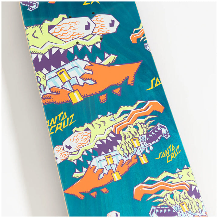 Santa Cruz Skateboards Meek Scratched Slasher 7 Ply Birch 8.0 Skateboard Deck