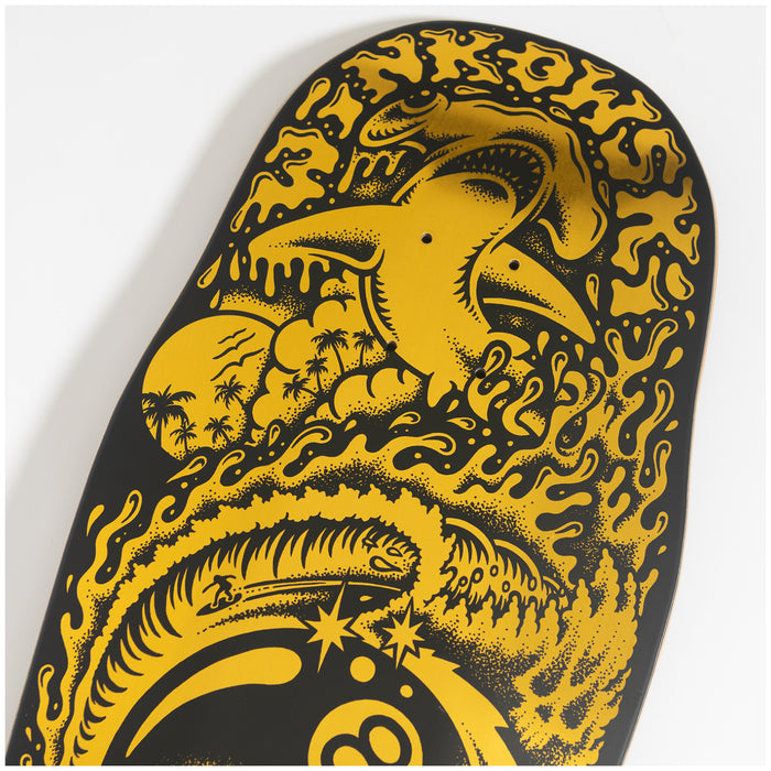 Santa Cruz Skateboards Winkowski Dope Planet Shaped 10.34 Skateboard Deck