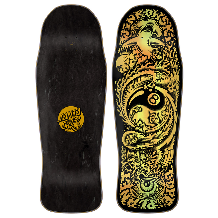 Santa Cruz Skateboards Winkowski Dope Planet Shaped 10.34 Skateboard Deck