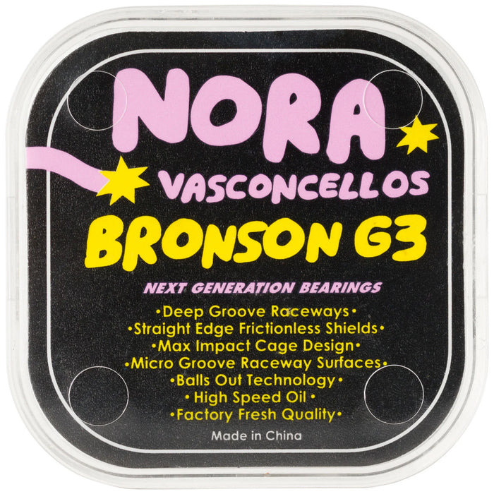 Bronson Speed Co. G3 Nora Vasconcellos Pro Skateboard Bearings