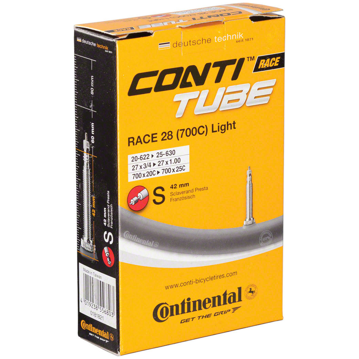 Continental Light 700c Presta Valve Tube