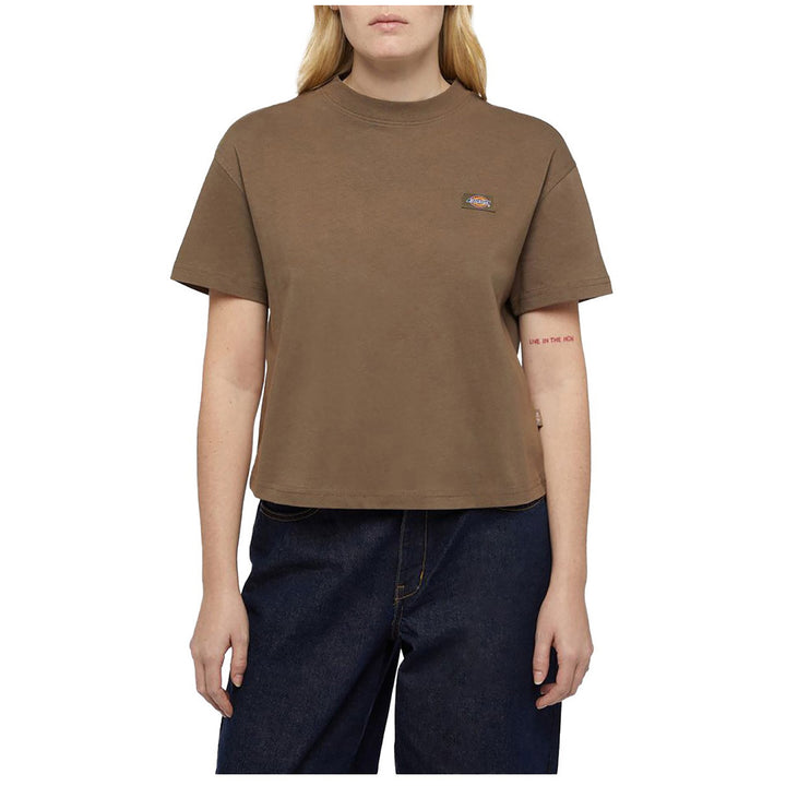 Dickies Oakport Boxy Short-Sleeve T-Shirt - Women's Mushroom