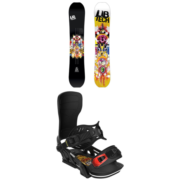 Lib Tech T. Rice Pro Camber Snowboard + Bent Metal Transfer Snowboard Bindings 2025