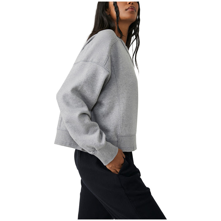 Free People Intercept Pullover - Women's Heather Grey