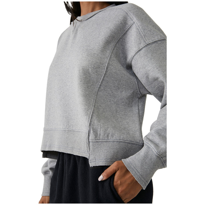 Free People Intercept Pullover - Women's Heather Grey