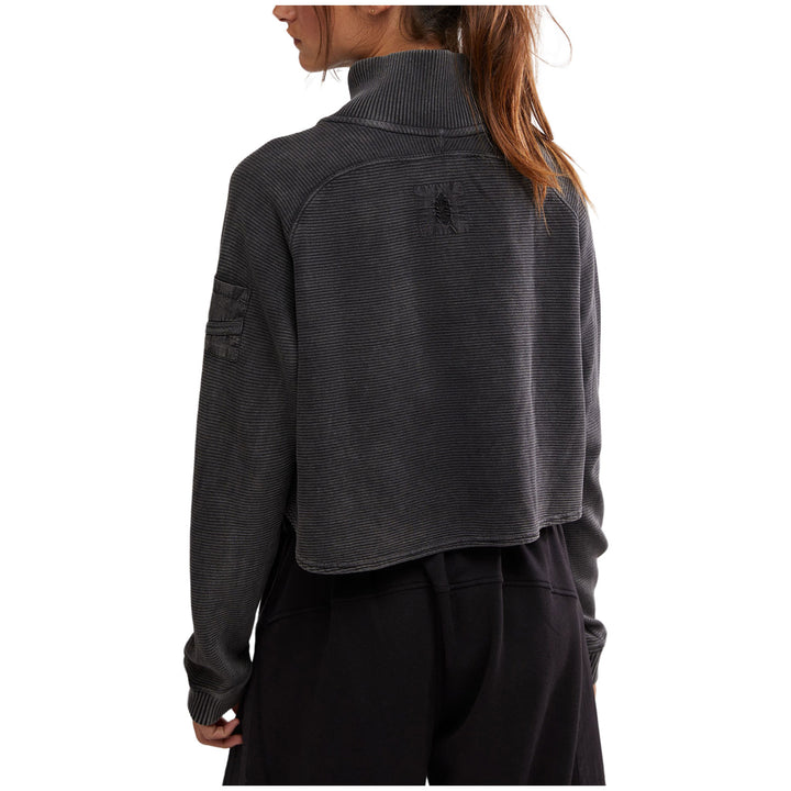 Free People So Fly Henley Layer Coddy Top - Women's Black