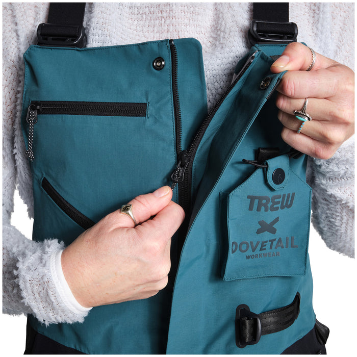 Trew Gear Rock Creek Short Bibs - Women's Star Gazer