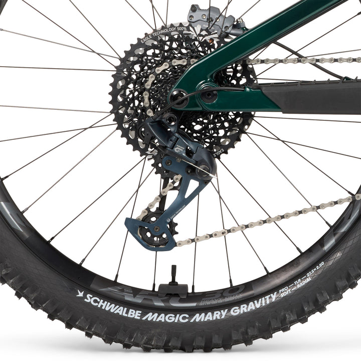 Santa Cruz Vala 1 C S E-Mountain Bike 2025 Midnight Green