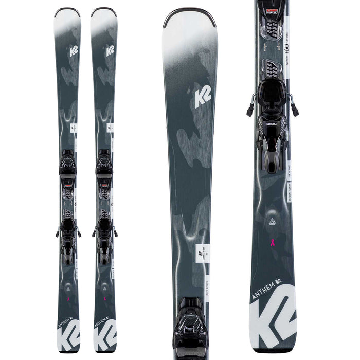 K2 Anthem 82 Skis + ERC 11 TCX Light Quikclik Bindings - Women's 2020