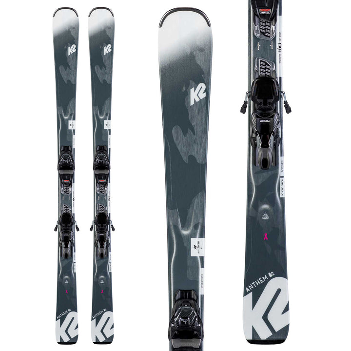 K2 Anthem 82 Skis + ERC 11 TCX Light Quikclik Bindings - Women's 2020