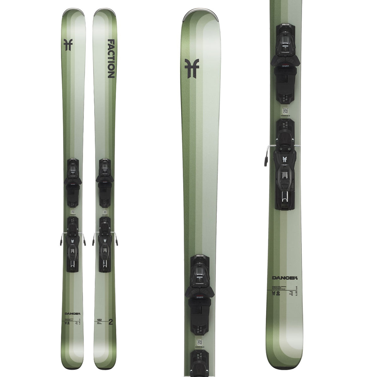 Faction Dancer 2 Skis + Warden 11 Demo Bindings 2023