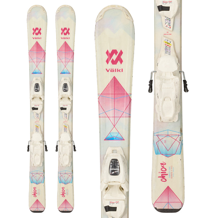 Völkl Chica Jr Skis + Fastrak 4.5 Bindings - Kids' 2016