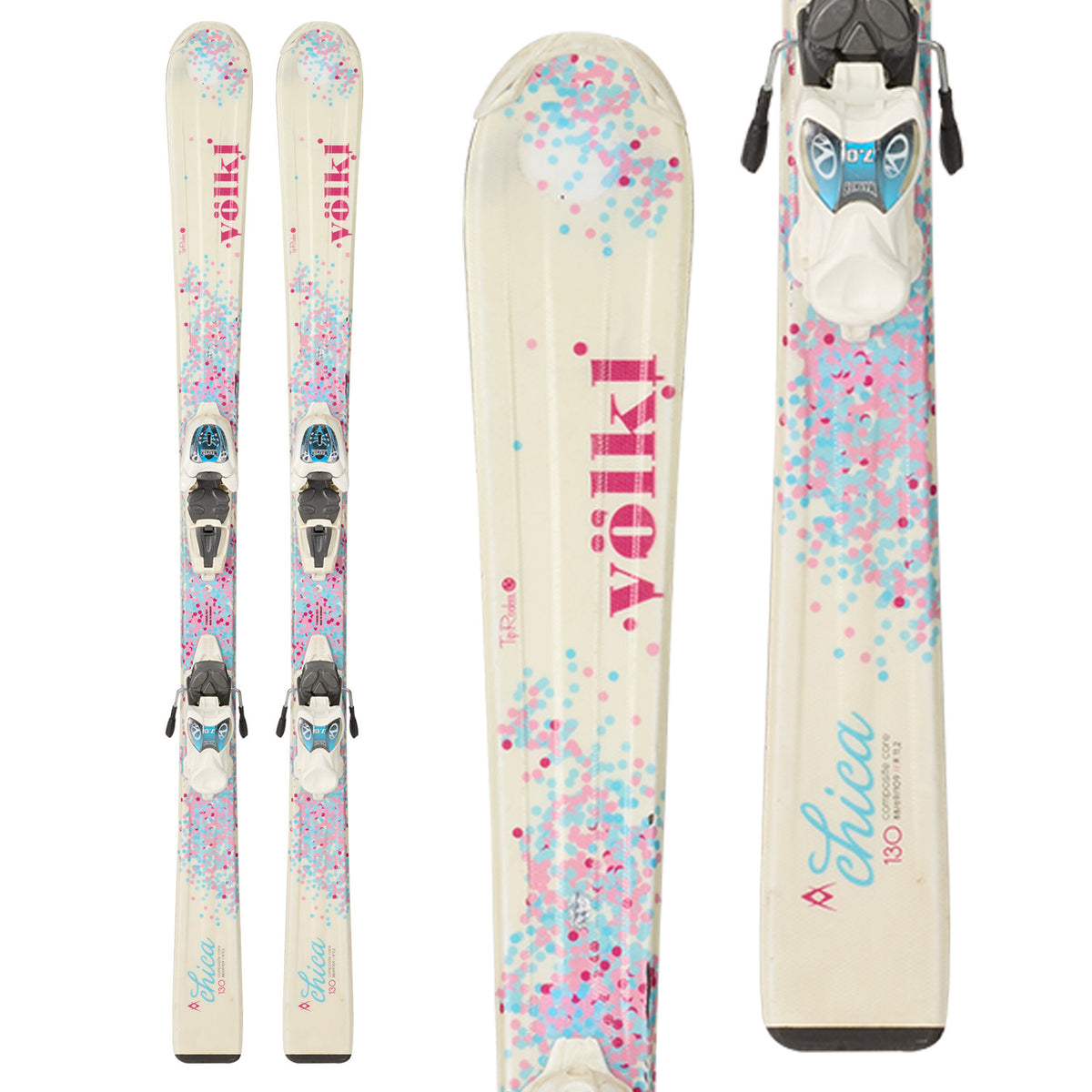 Völkl Chica Jr Skis + Fastrak 7.0 Jr Bindings - Kids' 2016