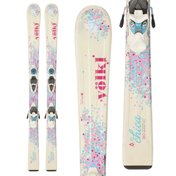 Völkl Chica Jr Skis + Fastrak 7.0 Jr Bindings - Kids' 2016