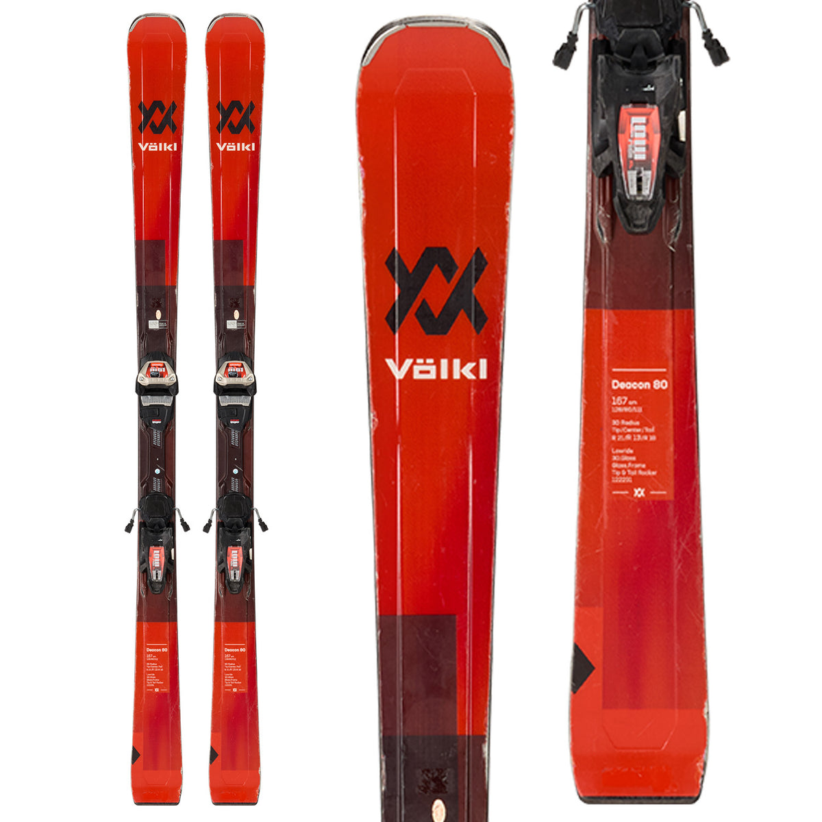 Völkl Deacon 80 Skis + Lowride XL GW Bindings 2023