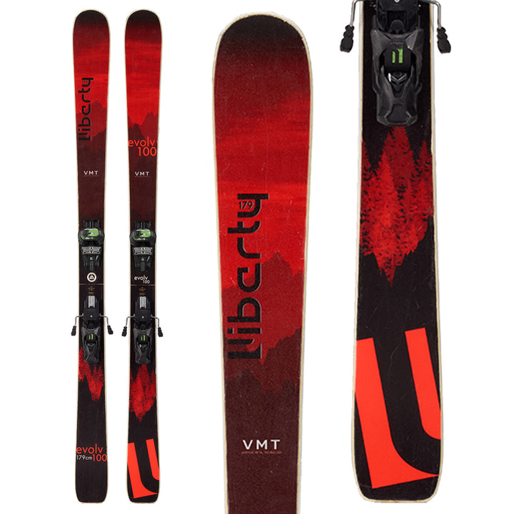 Liberty Evolv 100 Skis + Tyrolia Attack 13 Demo Bindings 2021