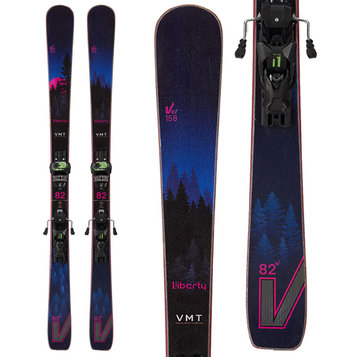 Liberty V 82W Skis + Tyrolia Attack 13 Demo Bindings 2020