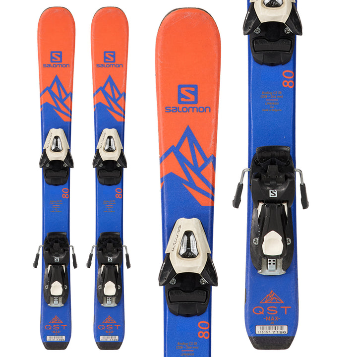 Salomon Q-Max Jr Skis + ETK5 Bindings - Kids' 2018