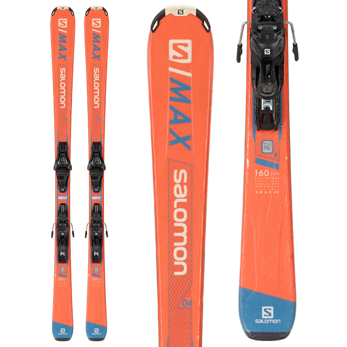 Salomon S/Max 4 Skis + Lithium 10 Bindings 2019