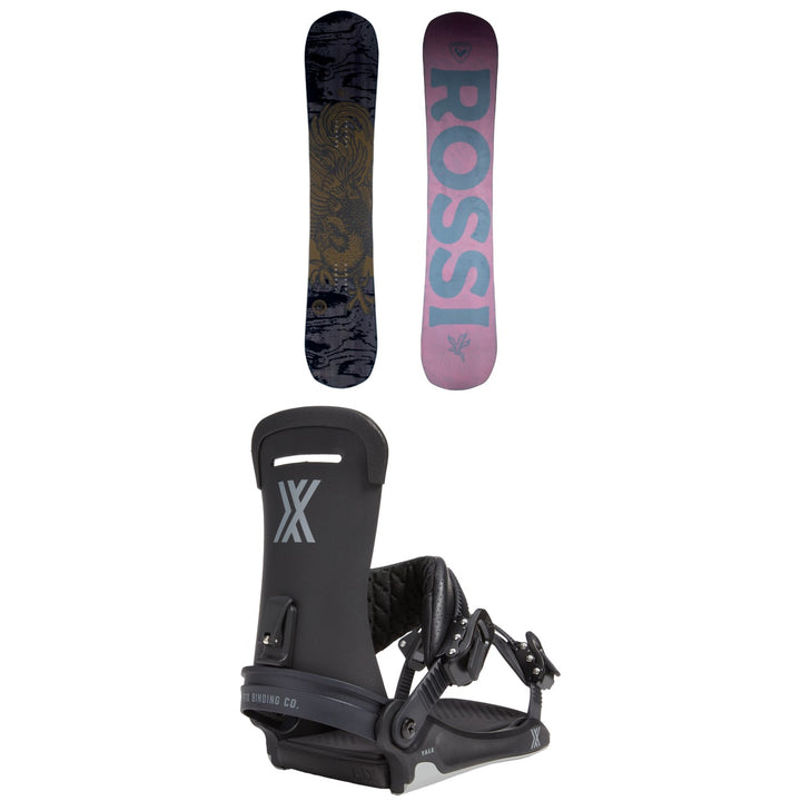 Rossignol Resurgence Snowboard + Fix Yale LTD Snowboard Bindings 2024