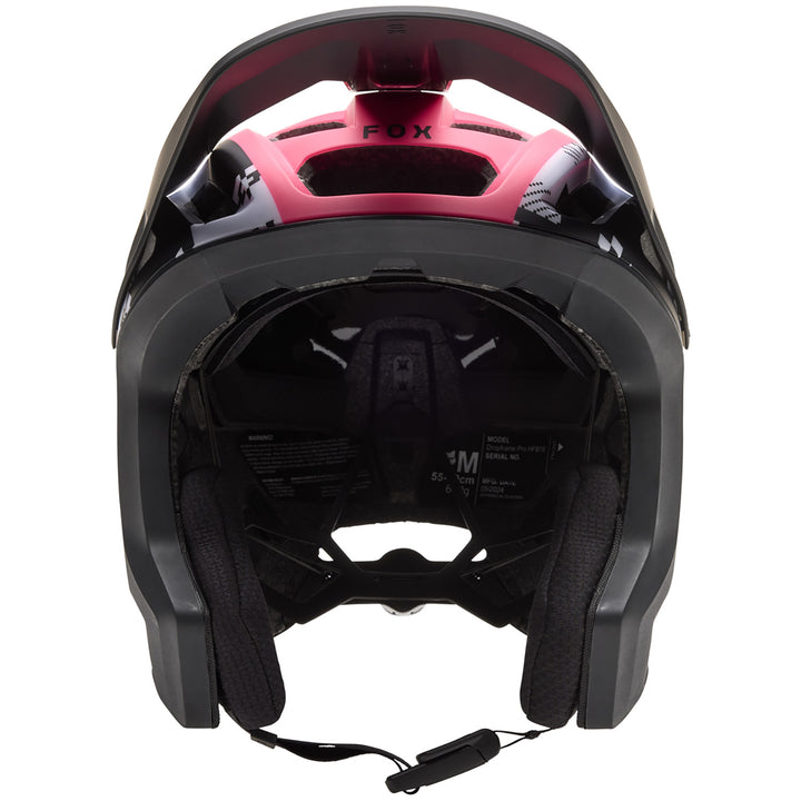 Fox Racing Dropframe Pro Bike Helmet Digi Image Black/White