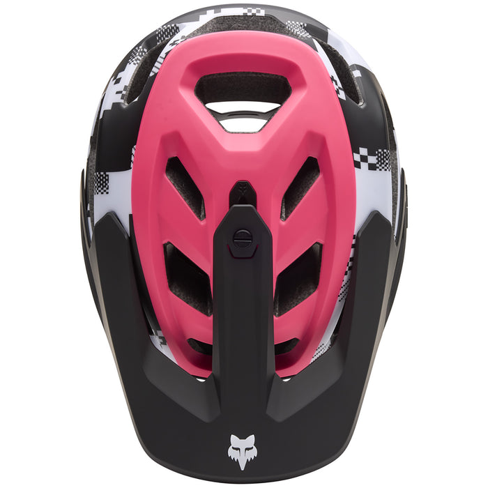 Fox Racing Dropframe Pro Bike Helmet Digi Image Black/White