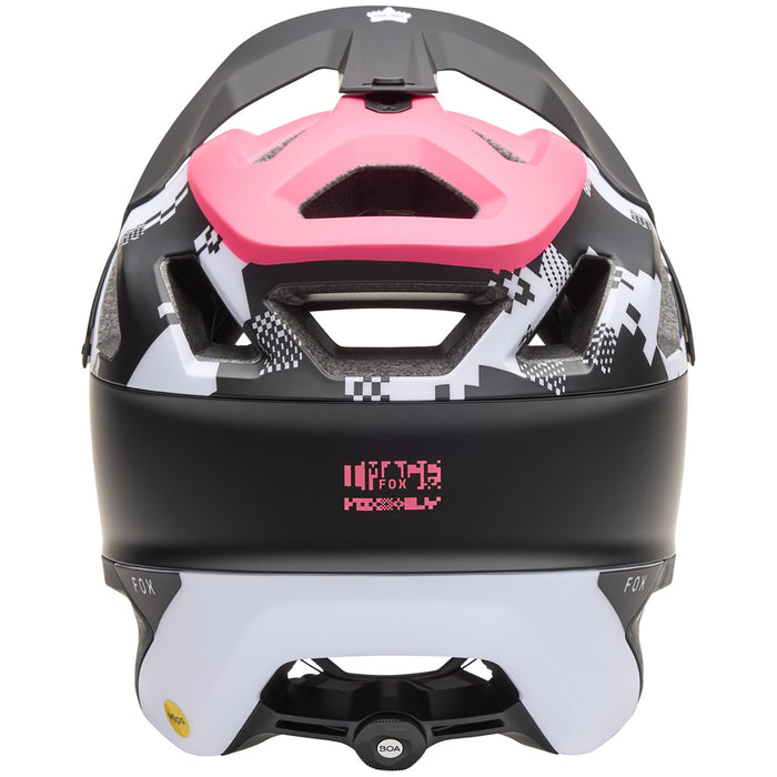 Fox Racing Dropframe Pro Bike Helmet Digi Image Black/White
