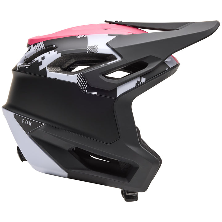Fox Racing Dropframe Pro Bike Helmet Digi Image Black/White