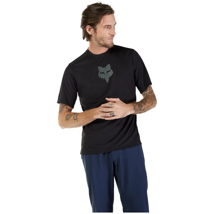 Fox Racing Ranger Short-Sleeve Jersey Fox Head Black