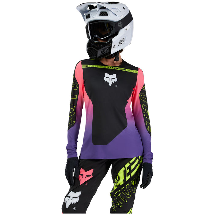 Fox Racing Flexair Long-Sleeve Jersey - Women's Elevated Black