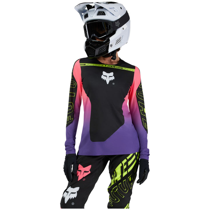 Fox Racing Flexair Long-Sleeve Jersey - Women's Elevated Black