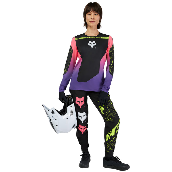 Fox Racing Flexair Long-Sleeve Jersey - Women's Elevated Black