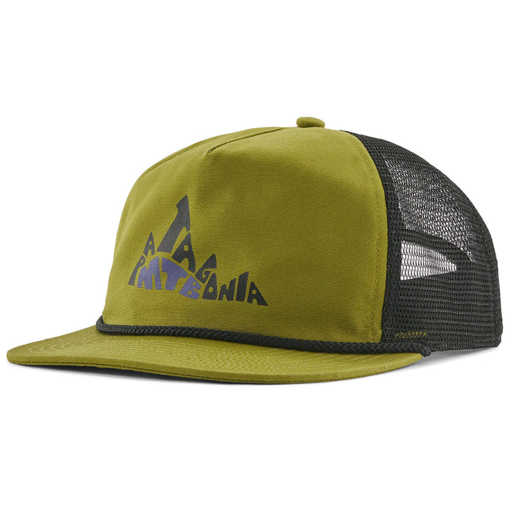 Patagonia Airfarer Cap Berm Logo: Graze Green