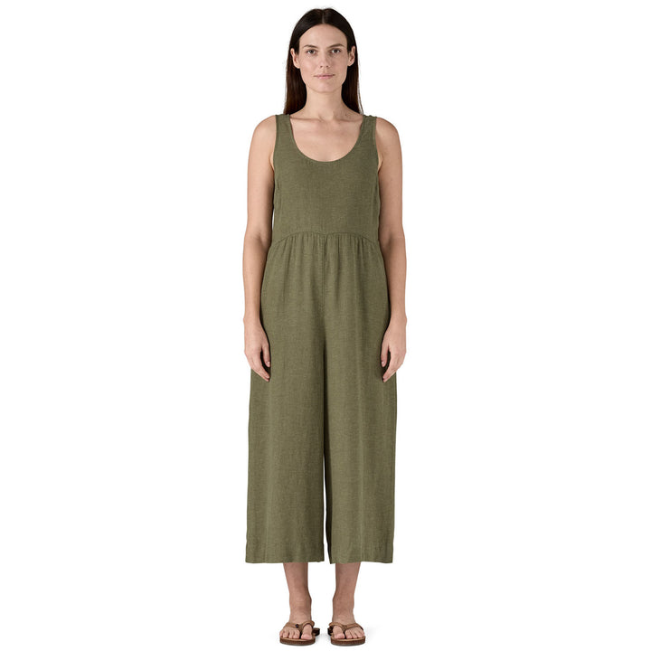 Patagonia Garden Island Jumpsuit - Women's Whole Weave: River Rock Green